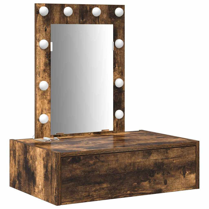 Tavolo da Trucco Marrone 60 x 40 x 70 cm Legno multistrato 865221