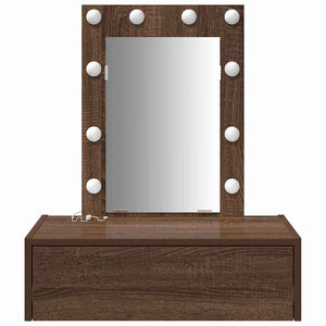 Tavolo da Trucco Marrone 60 x 40 x 70 cm Legno multistrato 865223
