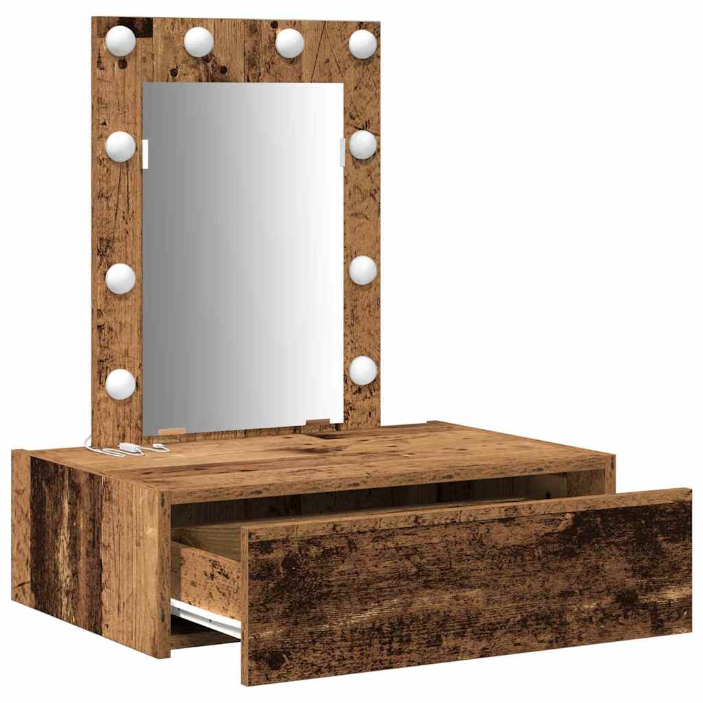 Tavolo da Trucco Marrone 60 x 40 x 70 cm Legno multistrato 865224