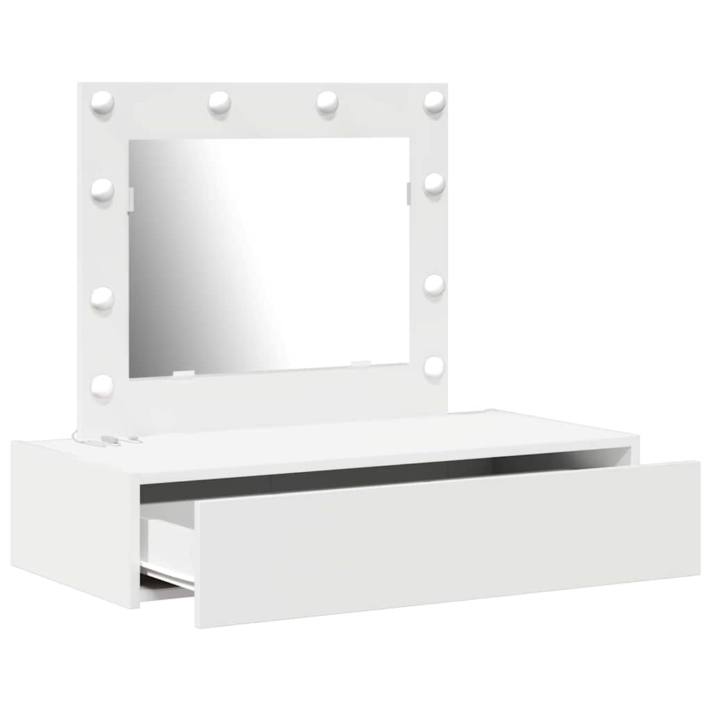 Tavolo da Trucco Bianco 83 x 40 x 70 cm Legno multistrato 865226