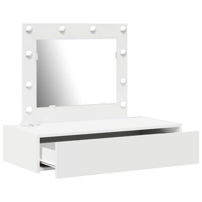 Tavolo da Trucco Bianco 83 x 40 x 70 cm Legno multistrato 865226