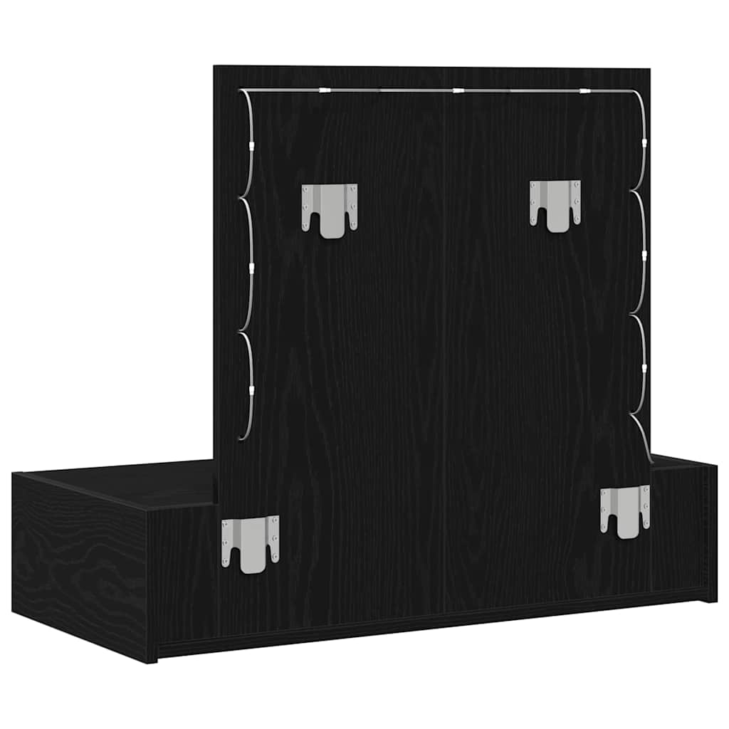 Tavolo da Trucco Nero 83 x 40 x 70 cm Legno multistrato 865227