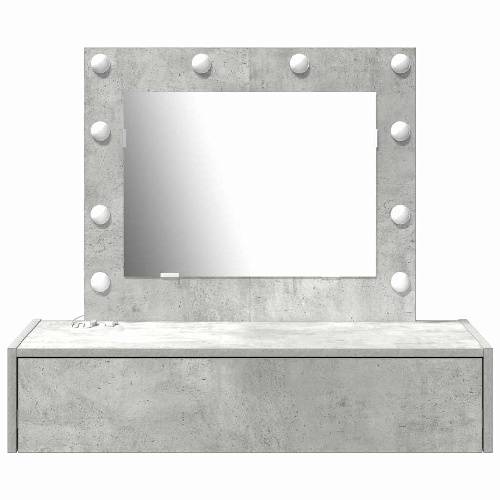 Tavolo da Trucco Grigio 83 x 40 x 70 cm Legno multistrato 865229