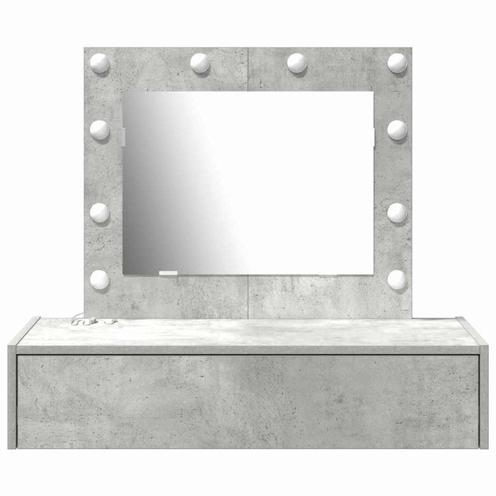 Tavolo da Trucco Grigio 83 x 40 x 70 cm Legno multistrato 865229