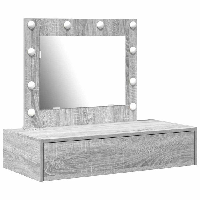 Tavolo da Trucco Grigio 83 x 40 x 70 cm Legno multistrato 865231