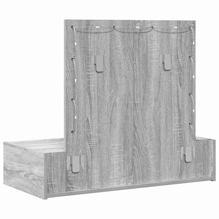 Tavolo da Trucco Grigio 83 x 40 x 70 cm Legno multistrato 865231