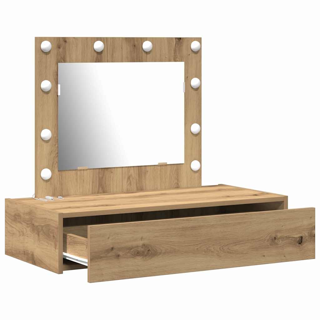 Tavolo da Trucco Marrone 83 x 40 x 70 cm Legno multistrato 865234