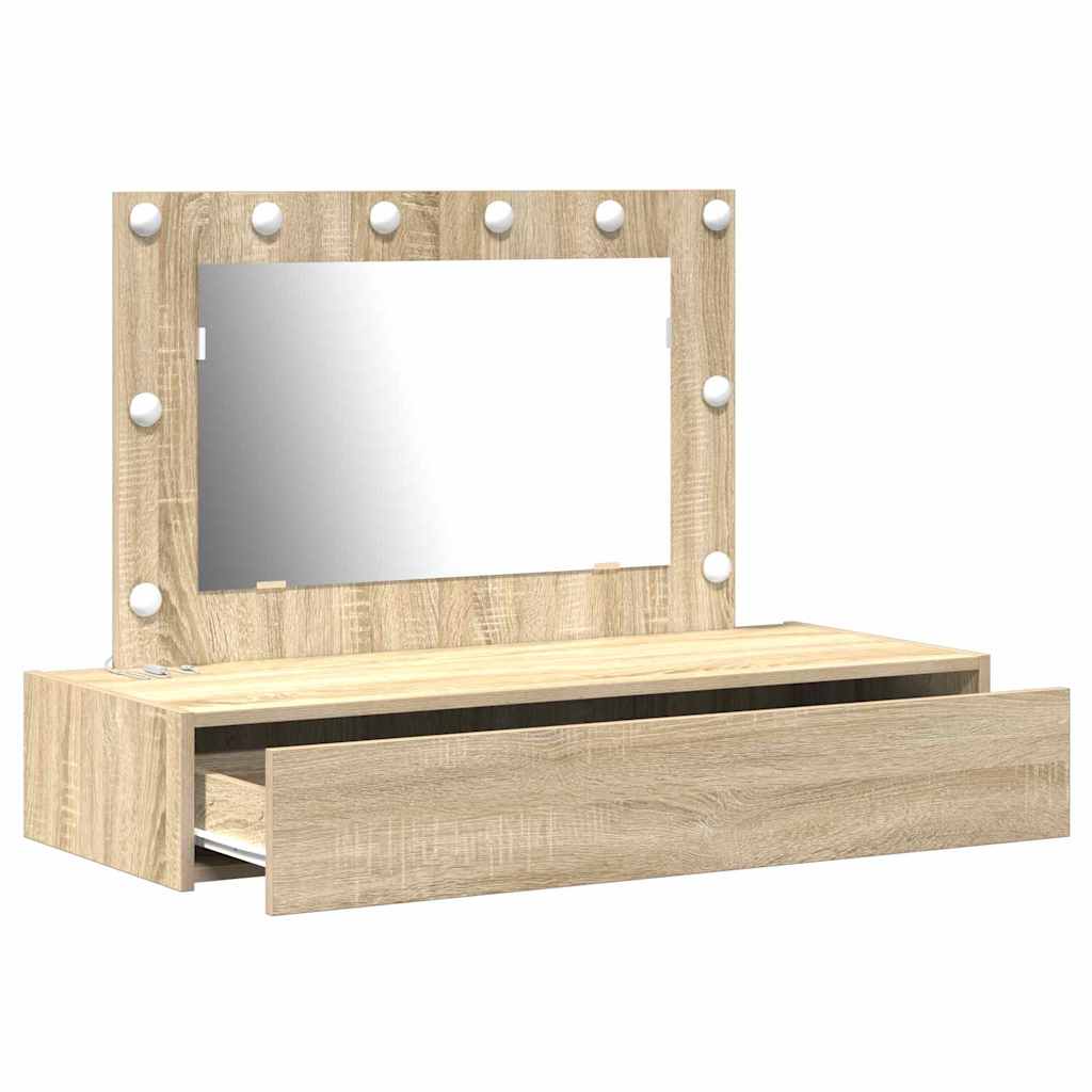 Tavolo da Trucco Marrone 100 x 40 x 70 cm Legno multistrato 865237