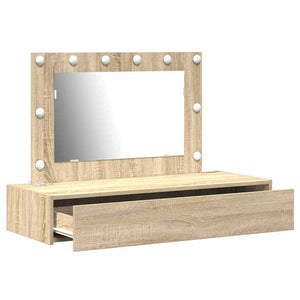 Tavolo da Trucco Marrone 100 x 40 x 70 cm Legno multistrato 865237