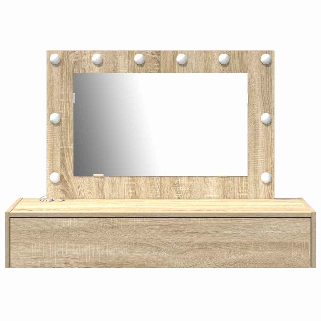 Tavolo da Trucco Marrone 100 x 40 x 70 cm Legno multistrato 865237