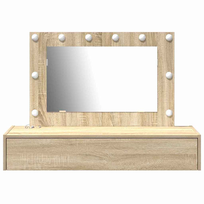 Tavolo da Trucco Marrone 100 x 40 x 70 cm Legno multistrato 865237