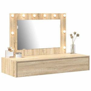 Tavolo da Trucco Marrone 100 x 40 x 70 cm Legno multistrato 865237