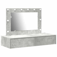 Tavolo da Trucco Grigio 100 x 40 x 70 cm Legno multistrato 865238