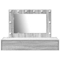 Tavolo da Trucco Grigio 100 x 40 x 70 cm Legno multistrato 865240