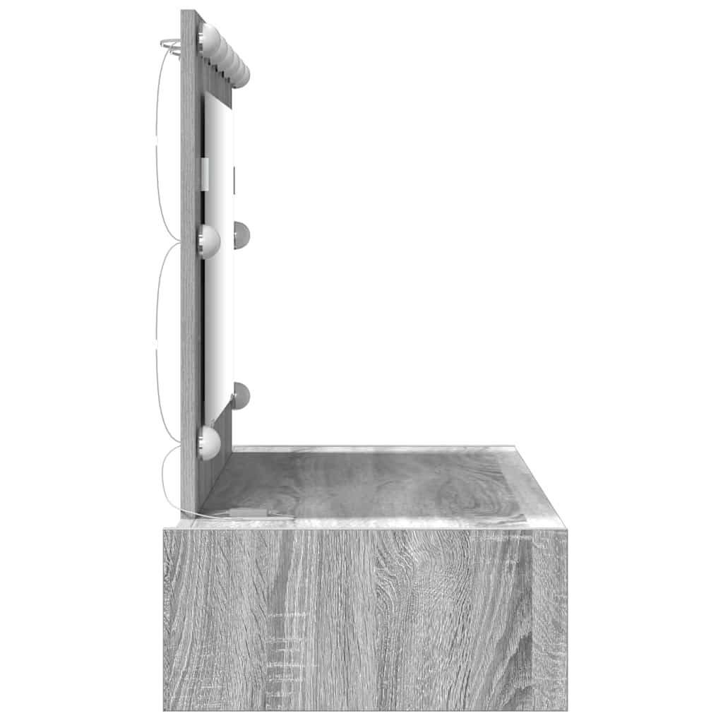 Tavolo da Trucco Grigio 100 x 40 x 70 cm Legno multistrato 865240