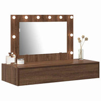Tavolo da Trucco Marrone 100 x 40 x 70 cm Legno multistrato 865241