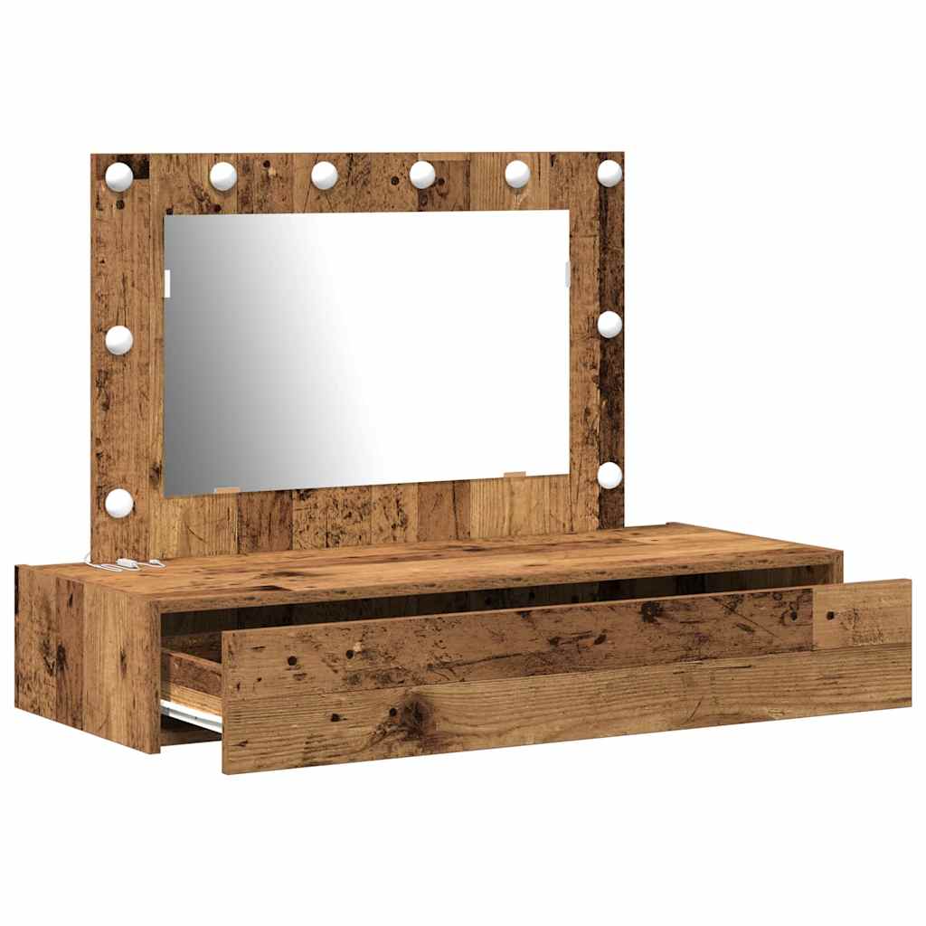 Tavolo da Trucco Marrone 100 x 40 x 70 cm Legno multistrato 865242