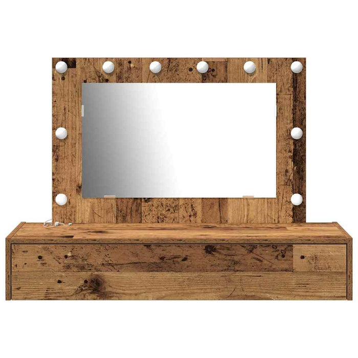 Tavolo da Trucco Marrone 100 x 40 x 70 cm Legno multistrato 865242