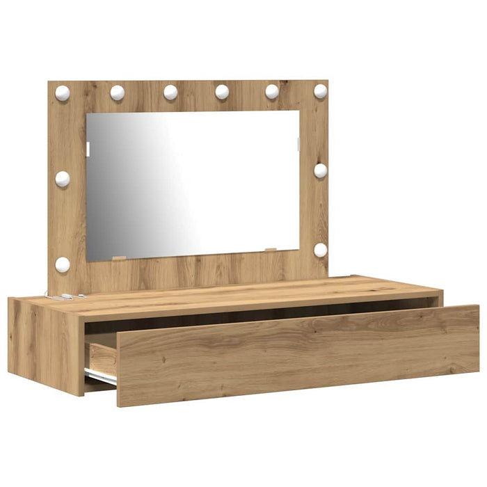 Tavolo da Trucco Marrone 100 x 40 x 70 cm Legno multistrato 865243