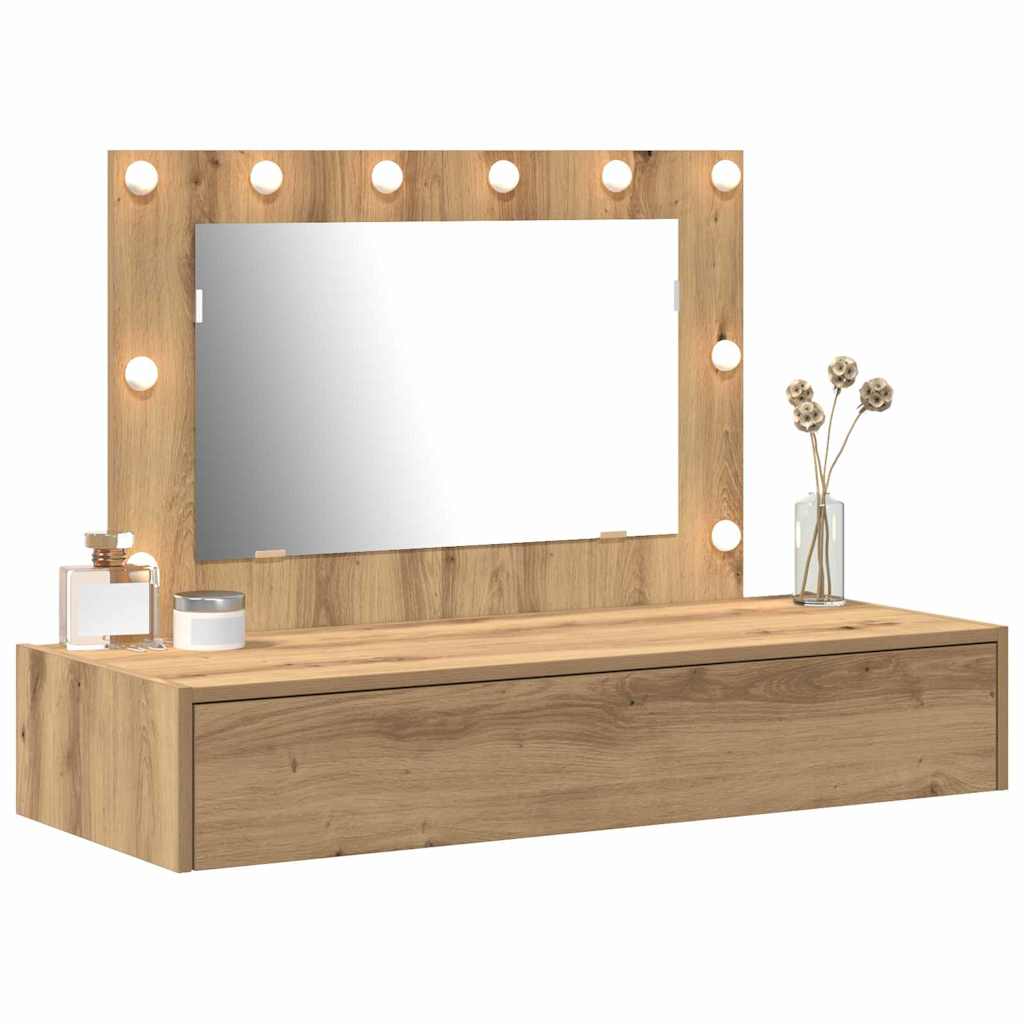 Tavolo da Trucco Marrone 100 x 40 x 70 cm Legno multistrato 865243