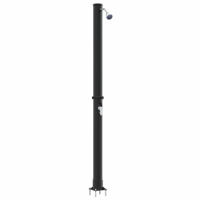 Doccia Solare da Esterno Nero 217 cm PVC, alluminio 42003407
