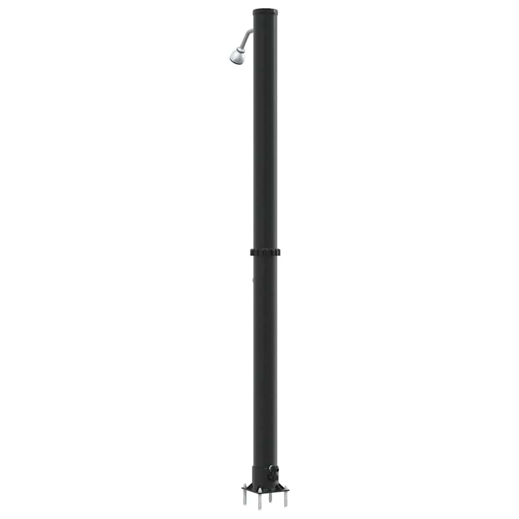 Doccia Solare da Esterno Nero 217 cm PVC, alluminio 42003407