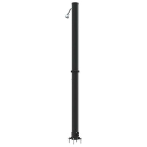 Doccia Solare da Esterno Nero 217 cm PVC, alluminio 42003407