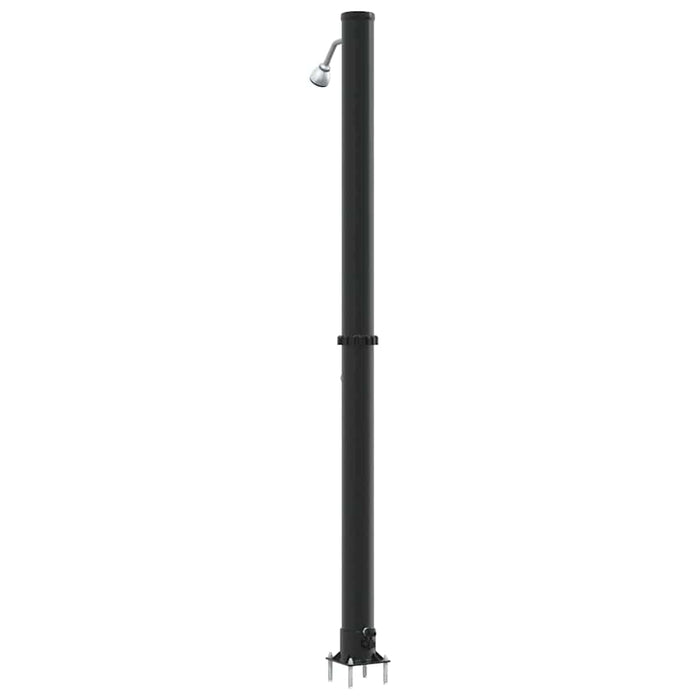 Doccia Solare da Esterno Nero 217 cm PVC, alluminio 42003407