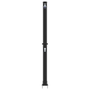 Doccia Solare da Esterno Nero 217 cm PVC, alluminio 42003407