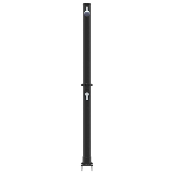 Doccia Solare da Esterno Nero 217 cm PVC, alluminio 42003407