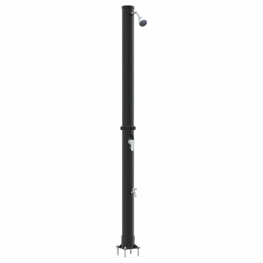 Doccia Solare da Esterno Nero 217 cm PVC, alluminio 42003408