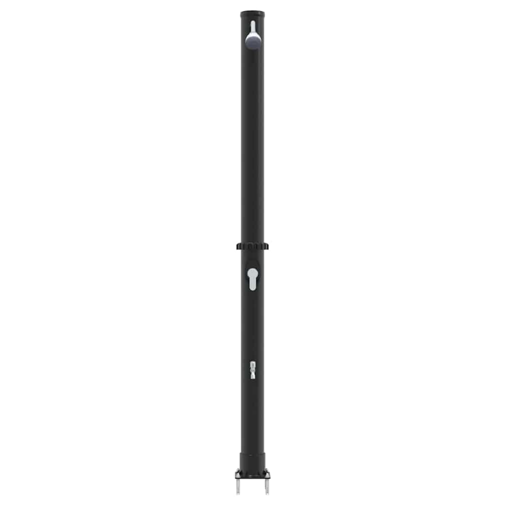 Doccia Solare da Esterno Nero 217 cm PVC, alluminio 42003408