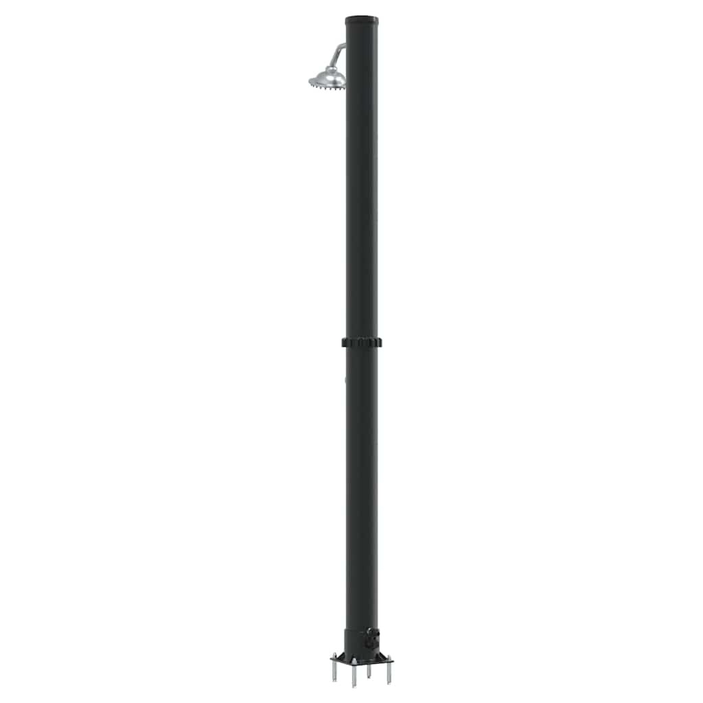 Doccia Solare da Esterno Nero 217 cm PVC, alluminio 42003411
