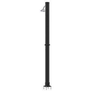 Doccia Solare da Esterno Nero 217 cm PVC, alluminio 42003411