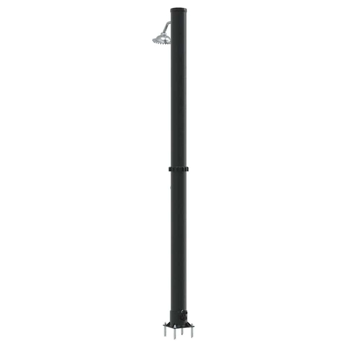 Doccia Solare da Esterno Nero 217 cm PVC, alluminio 42003411