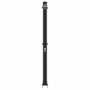 Doccia Solare da Esterno Nero 217 cm PVC, alluminio 42003411