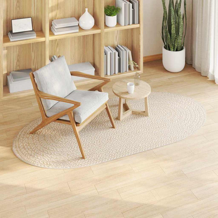 vidaXL Tappeto ZIZUR Crema PP