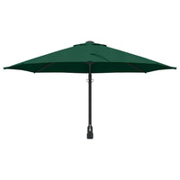 Ombrello da giardino Verde e Nero 248 x 248 x 148 cm 42003228