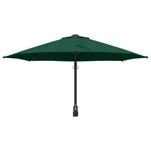 Ombrello da giardino Verde e Nero 248 x 248 x 148 cm 42003228