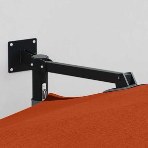 Ombrello da giardino Rosso e Nero 248 x 248 x 148 cm 42003232