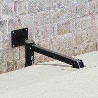 Ombrello da giardino Beige e Nero 248.5 x 247.5 x 160 cm 42003235