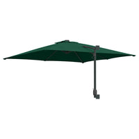 Ombrello da giardino Verde e Nero 248.5 x 247.5 x 160 cm 42003236