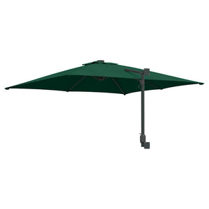 Ombrello da giardino Verde e Nero 248.5 x 247.5 x 160 cm 42003236