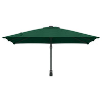 Ombrello da giardino Verde e Nero 248.5 x 247.5 x 160 cm 42003236