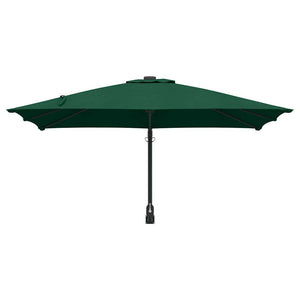 Ombrello da giardino Verde e Nero 248.5 x 247.5 x 160 cm 42003236