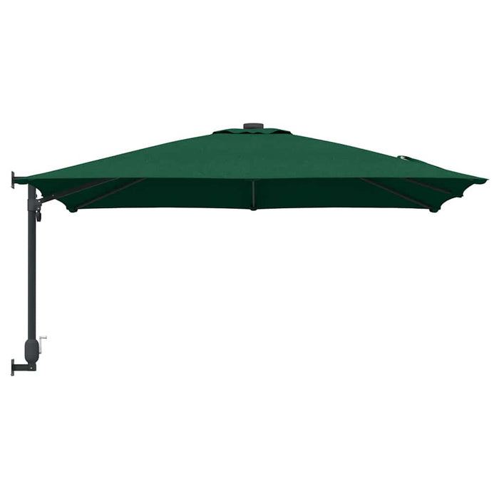 Ombrello da giardino Verde e Nero 248.5 x 247.5 x 160 cm 42003236