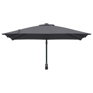 Ombrello da giardino Antracite e Nero 248.5 x 247.5 x 160 cm 42003237