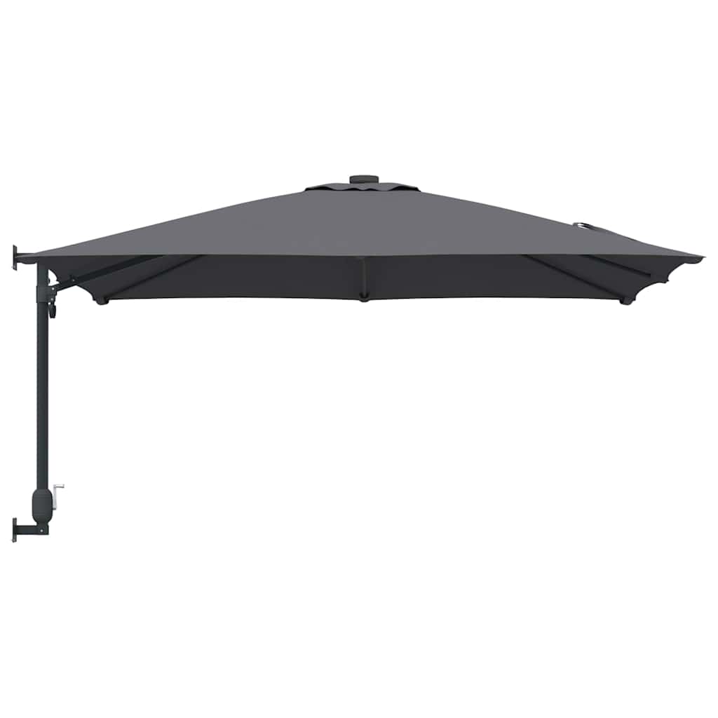 Ombrello da giardino Antracite e Nero 248.5 x 247.5 x 160 cm 42003237