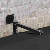 Ombrello da giardino Nero e Nero 248.5 x 247.5 x 160 cm 42003241