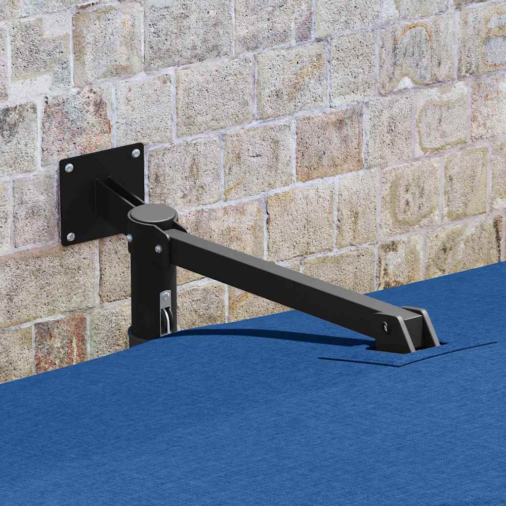 Ombrello da giardino Blu e Nero 248.5 x 247.5 x 160 cm 42003242